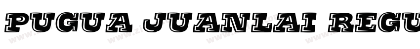 Pugua juanlai Regula字体转换
